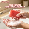 Cross-border exclusive bosuya rose soap, body and back cleansing soap, face and bath handcrafted essential oil soap wholesale Specification image